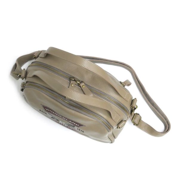 剌繡達洋牛皮波士頓包 