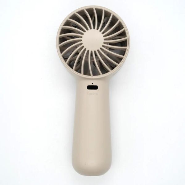 強風迷你手持風扇-米 
