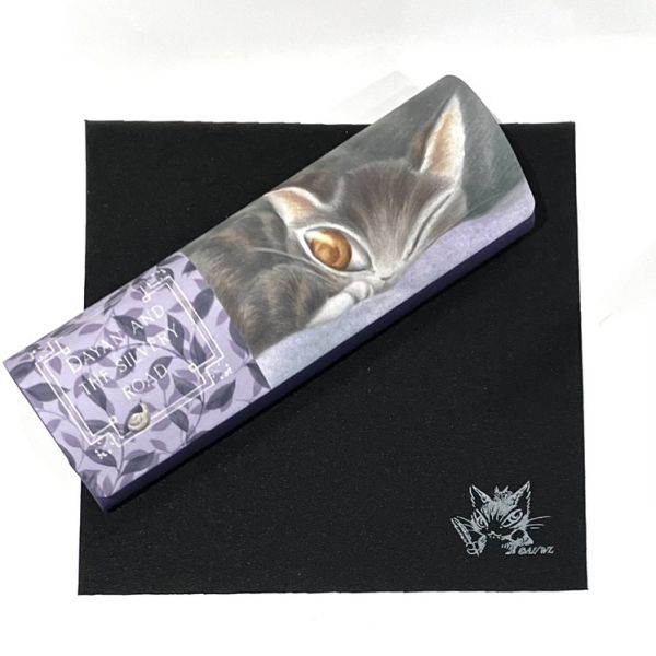 纖細型眼鏡盒(附拭鏡布)-銀色之路 