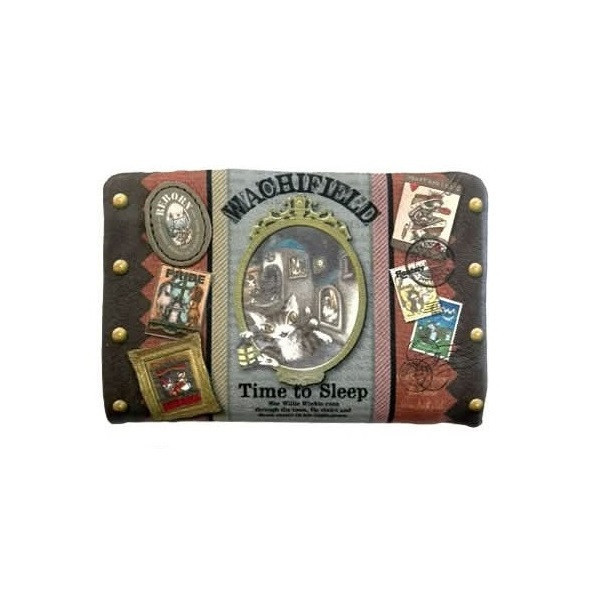 幸運牛皮對摺短夾 