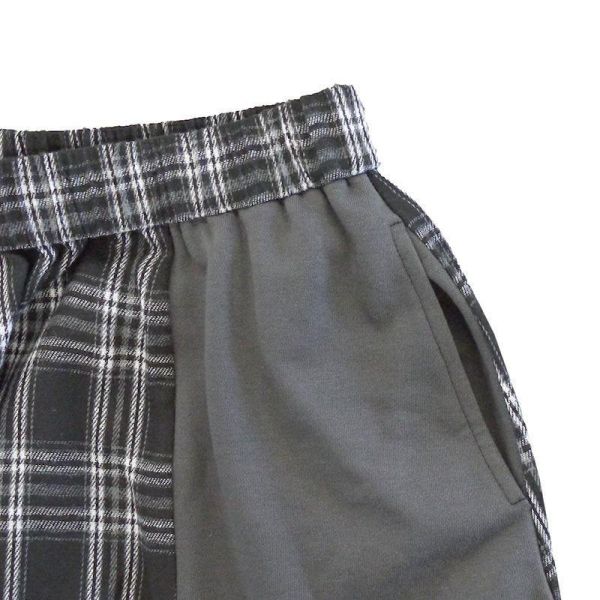 異材質拼接長裙SK 