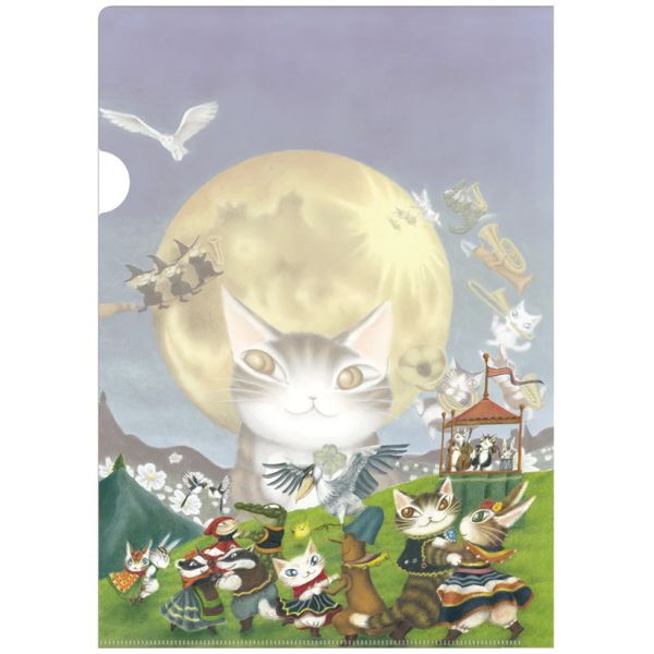 A4文件夾-滿月夜 