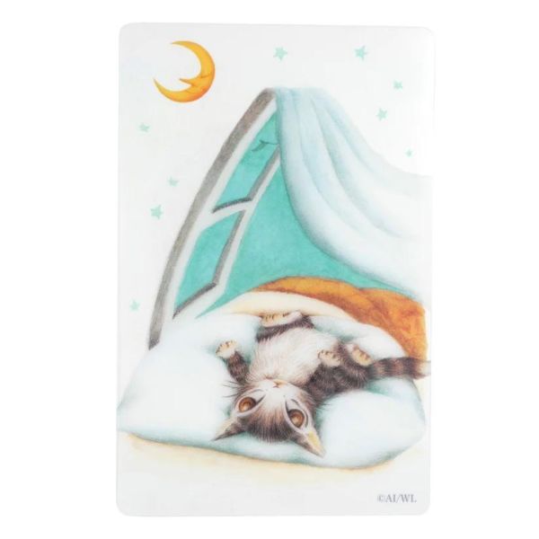 半透明圖畫書籤-星空的床 