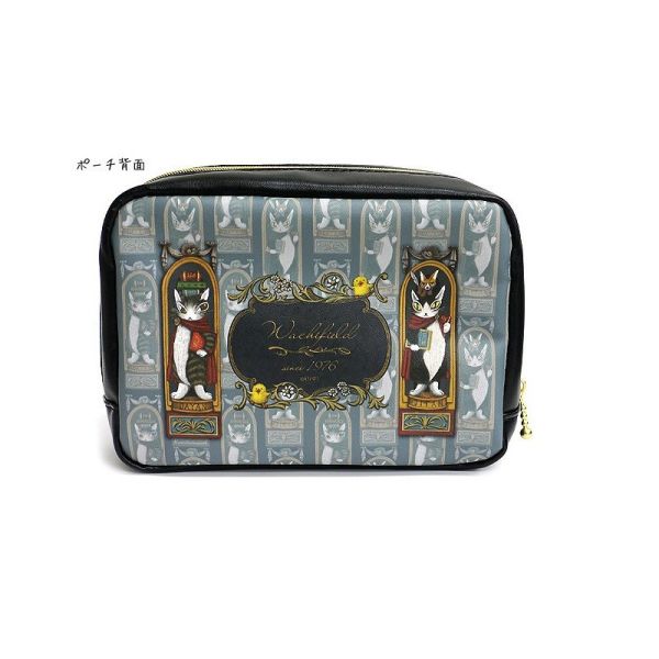 毛巾圓鏡收納包三件組-粉紅 