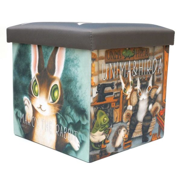 折疉箱椅-肖像畫 