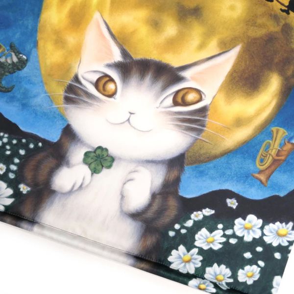 藝術布掛畫-滿月夜 