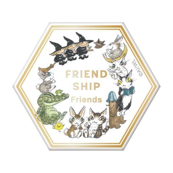 招福龜甲磁鐵-友情 