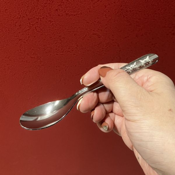 曲線不鏽鋼-茶匙 