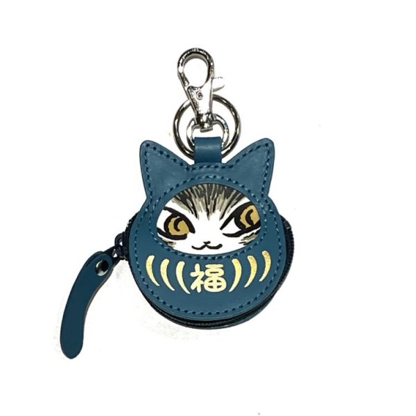 福福-零錢包鑰匙圈-藍 