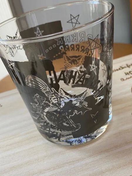 玻璃杯-天使&惡魔(黑) 