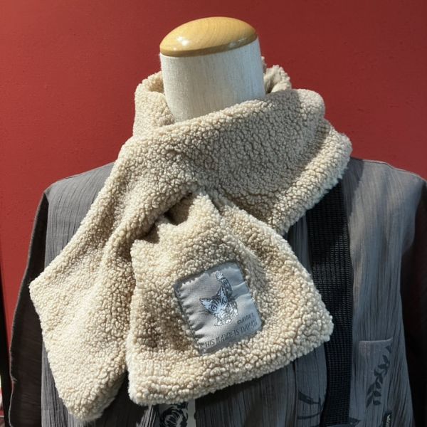 絨毛布圍巾(雙面可用) 