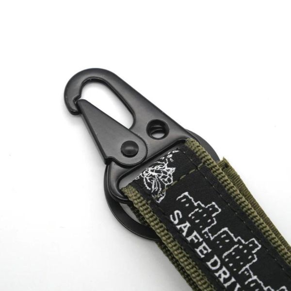 DDR織帶登山扣-卡其 