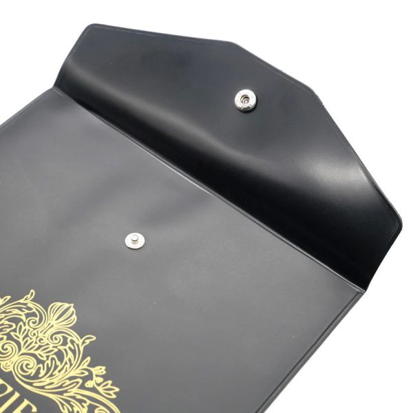 A5扁平收納夾-王冠-黑 