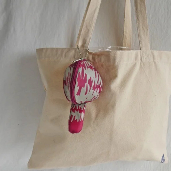 ED貓尾購物袋-紫 