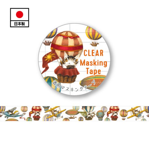 透明底色膠帶(防水)-氣球 