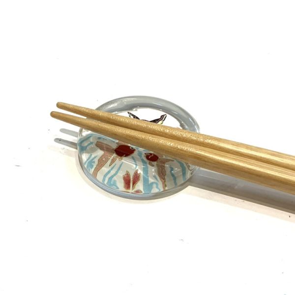 玻璃筷座-金魚 
