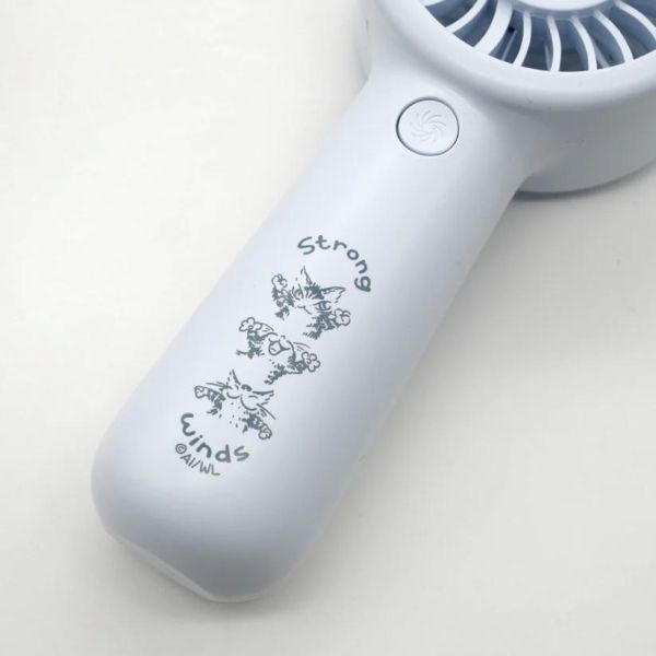 強風迷你手持風扇-藍 