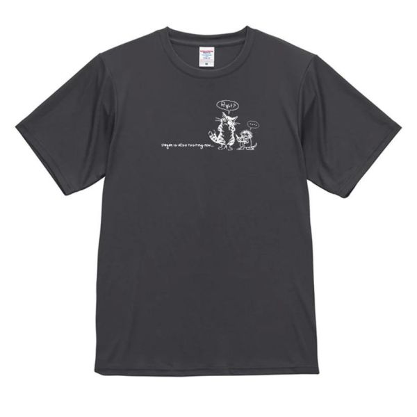 滑順乾爽T恤-L-炭黑 