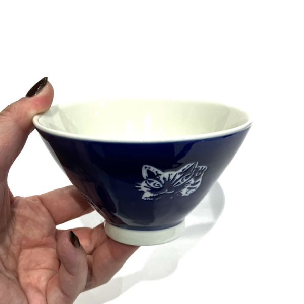 九州波佐見燒飯碗-靛藍 