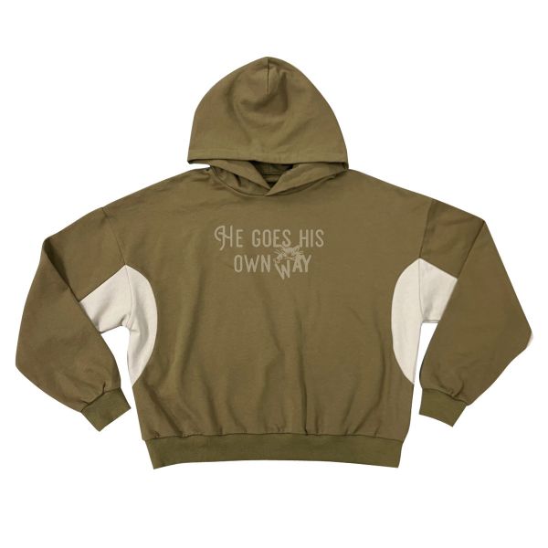 大笑臉寬版連帽衣-F 