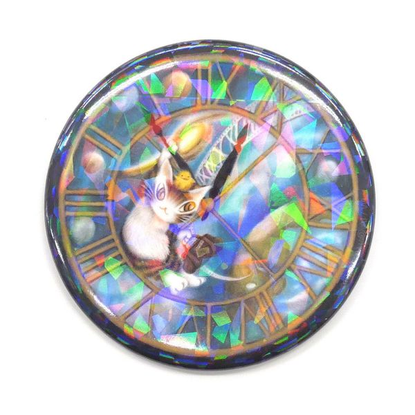 萬花筒七彩胸針-逆走大鐘 