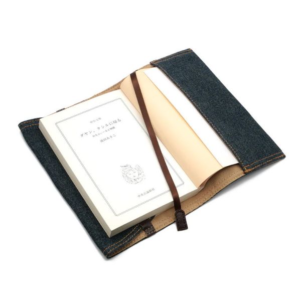 牛仔布書套 
