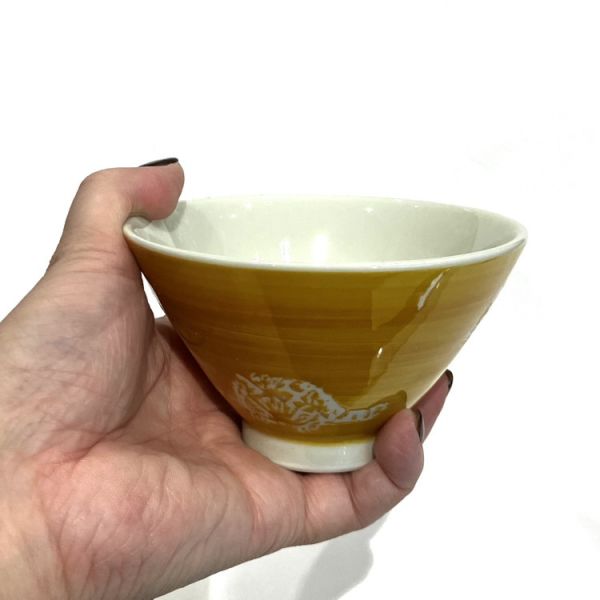 九州波佐見燒飯碗-黃色 