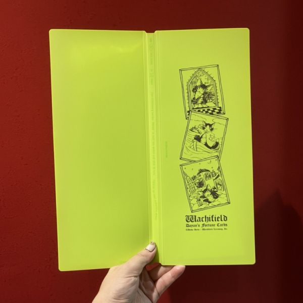 長條型A4檔案夾-黃綠色 