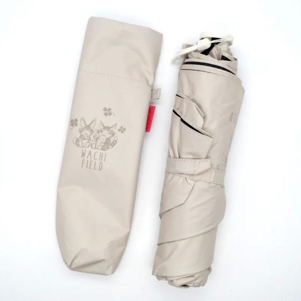 遮光UV折疊傘-米 