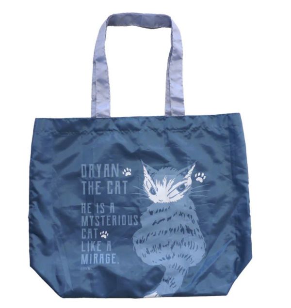 ED貓尾購物袋-回頭-深藍 