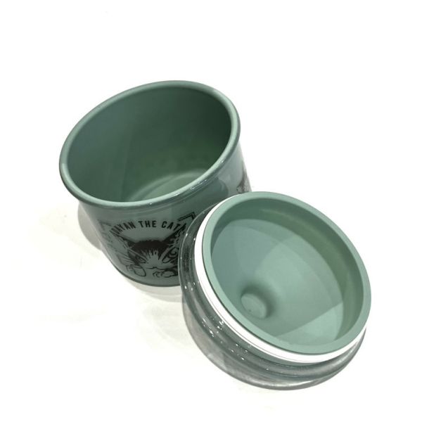圓收納罐-綠 