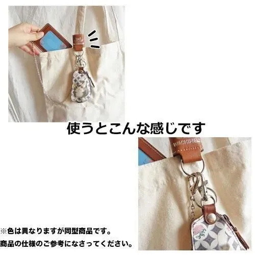 牛皮背帶附加吊環-黑 