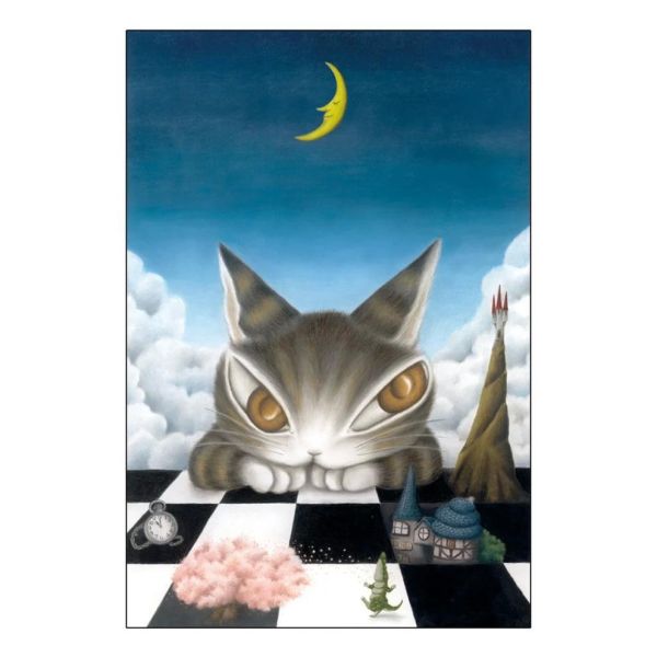 明信片-棋盤格 