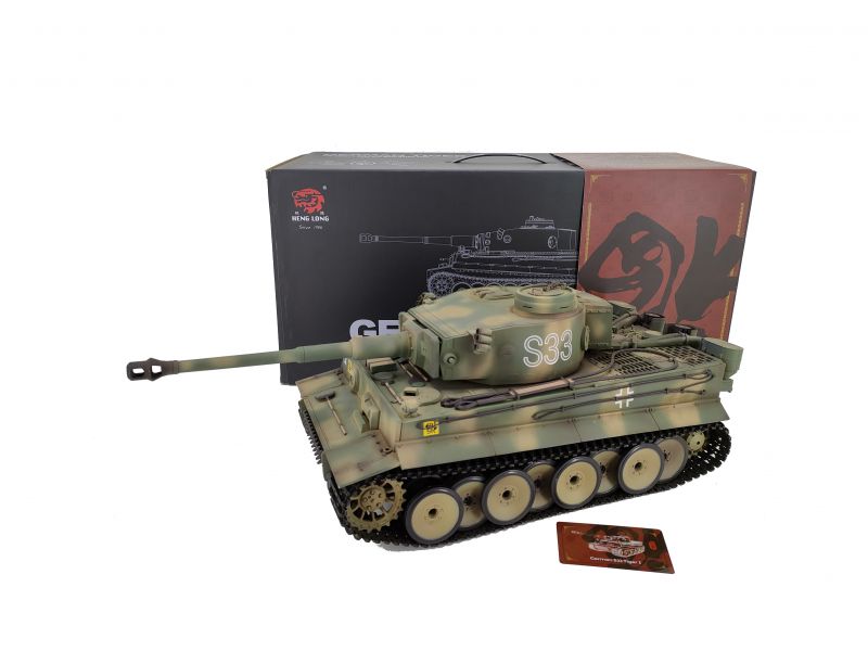 1:16German Tiger I RC Heavy Tank德國"虎" I 重型遙控坦克-升級版Upg 