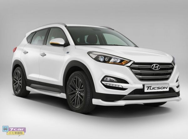 【車品社空力】17~19 年 現代 TUCSON 前下巴 (霧黑)不含運 