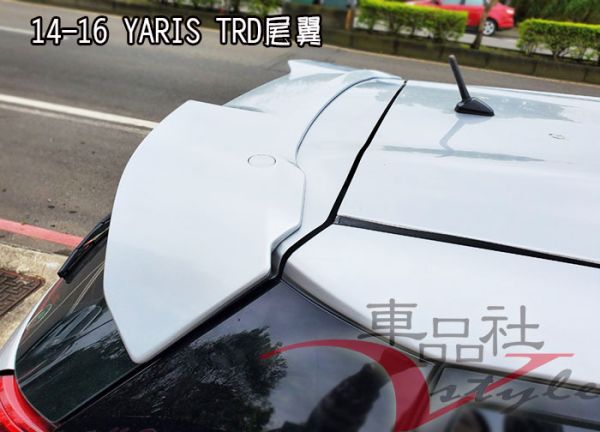 【車品社空力】TOYOTA 豐田 14 15 16 YARIS 大鴨專屬 TRD型尾翼 素材(不含運) 