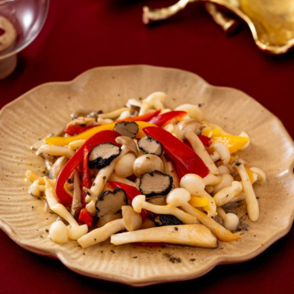 義式松露炒真菌 素食年菜,米其林,五星級,佛跳牆,蘿蔔糕,獅子頭,蔬食,將進酒,養心茶樓,漢來蔬食,台中年菜,有樹食,蔬味平生,寬心園,不葷主義