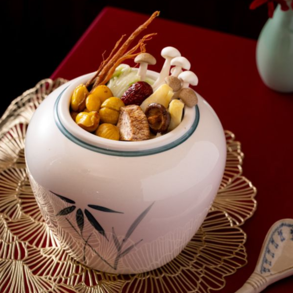 金蔘佛跳牆 素食年菜,米其林,五星級,佛跳牆,蘿蔔糕,獅子頭,蔬食,將進酒,養心茶樓,漢來蔬食,台中年菜,有樹食,蔬味平生,寬心園,不葷主義