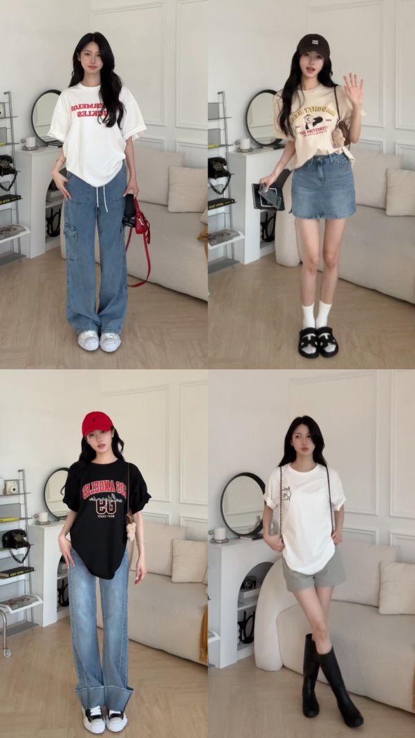 福袋 3｜懶人穿搭福袋｜TEE + 牛仔下身 