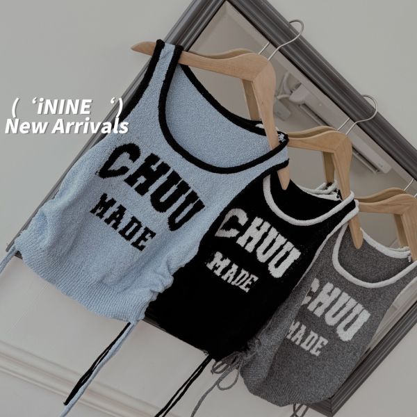 CHUU涼爽夏日拉繩背心 
