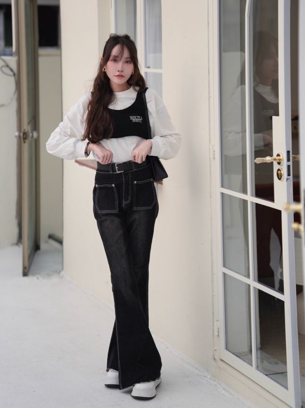 Bottom.｜魔鬼韓漫拉長腿牛仔褲 