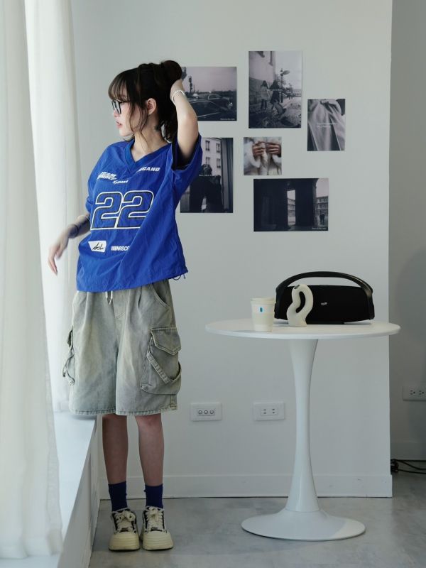 Boy’s style尼龍長短兩穿球衣 