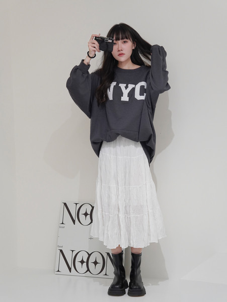 現貨|iNINE正韓NYC口袋大學T 