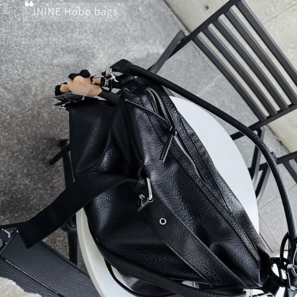 限時商品.｜荔枝紋大容量軟皮hobo包 