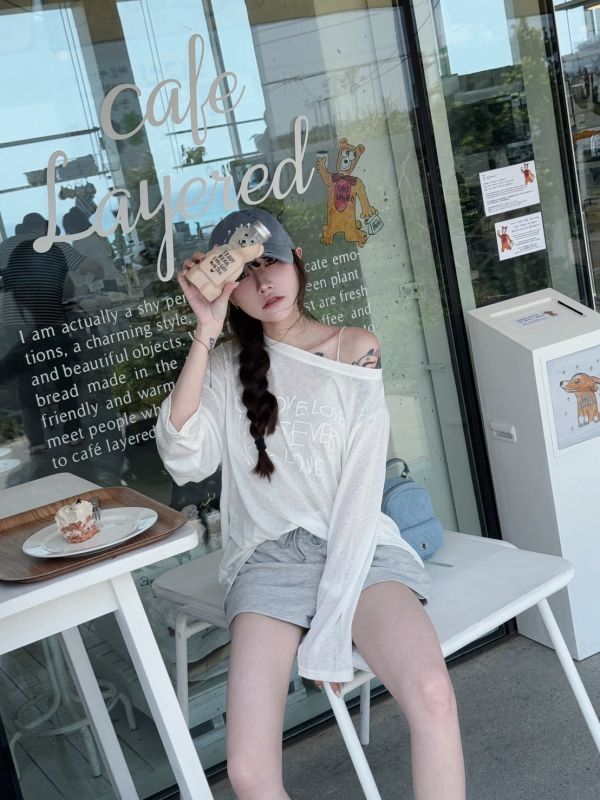 Cloud Hour｜發泡字防曬雲朵罩衫 