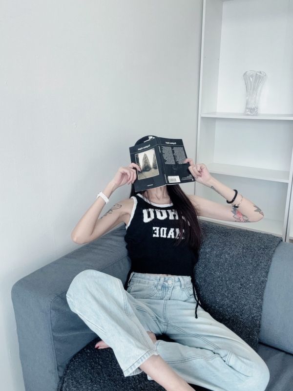 CHUU涼爽夏日拉繩背心 