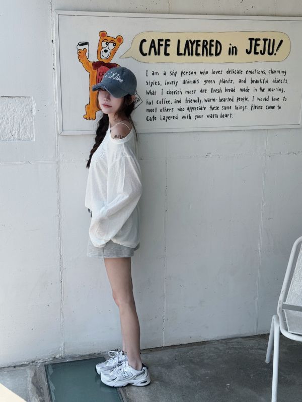 Cloud Hour｜發泡字防曬雲朵罩衫 