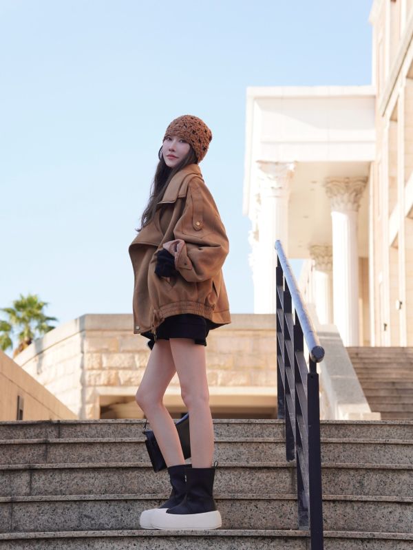 Coat.｜搶先過冬麂皮重磅沙土系外套 