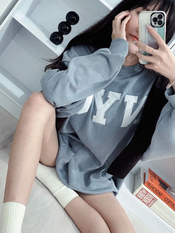 現貨|iNINE正韓NYC口袋大學T 