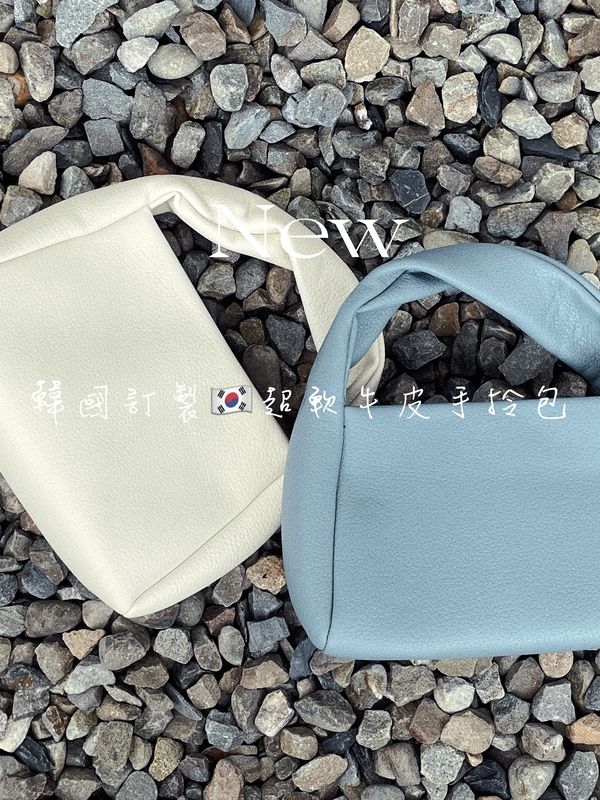 Inine 韓國訂製超軟小牛皮手拎包 